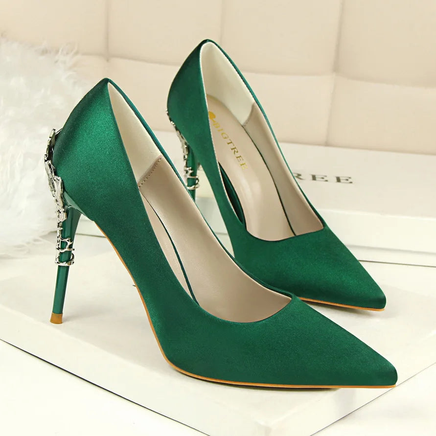 Woman 10cm High Heels Metal Heels