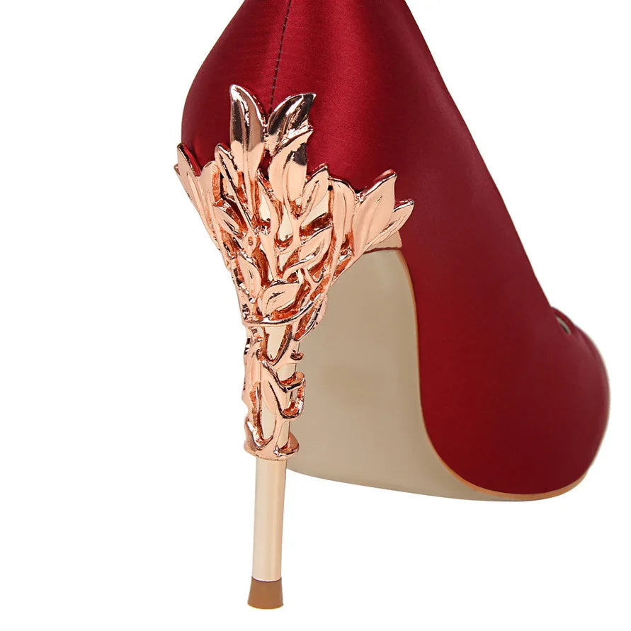 Woman 10cm High Heels Metal Heels