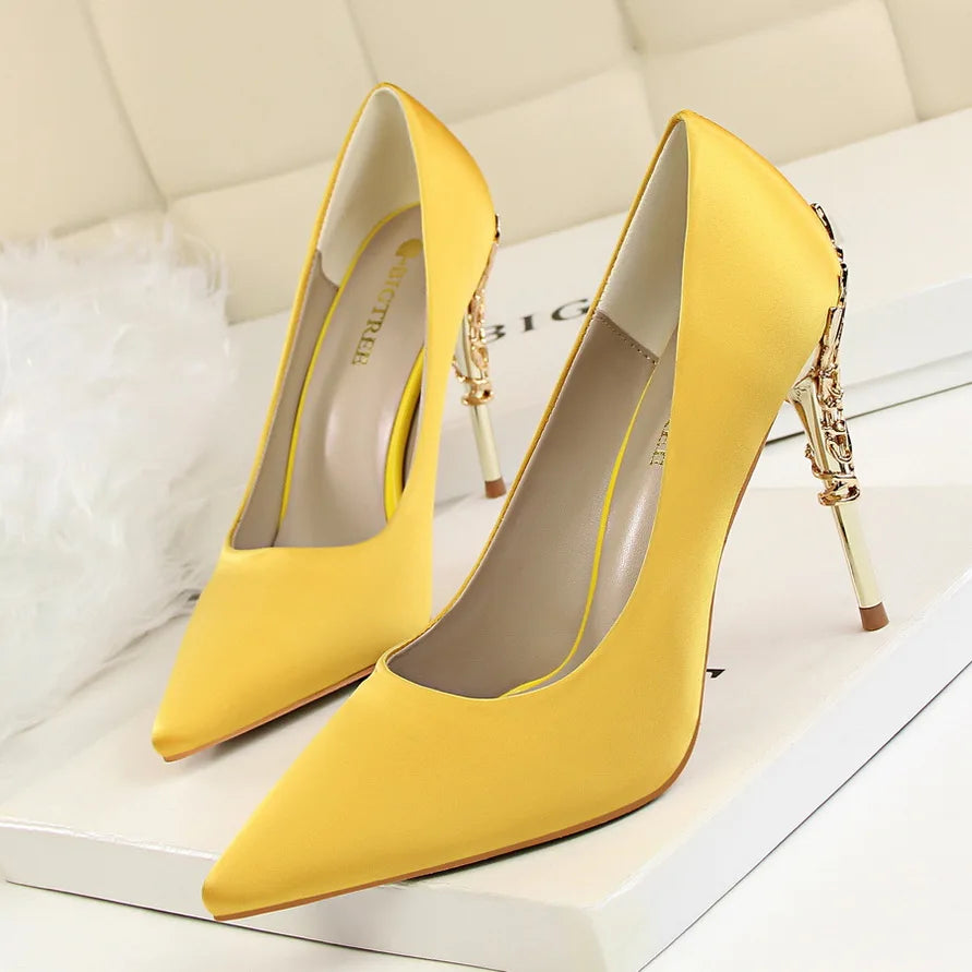 Woman 10cm High Heels Metal Heels