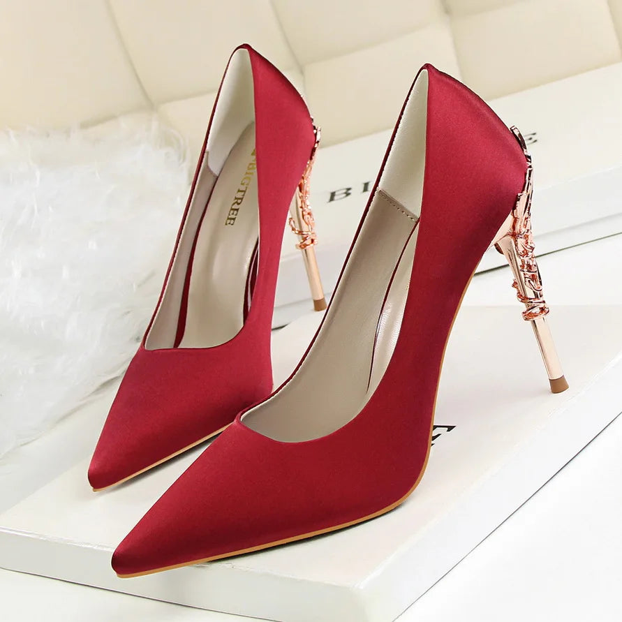 Woman 10cm High Heels Metal Heels