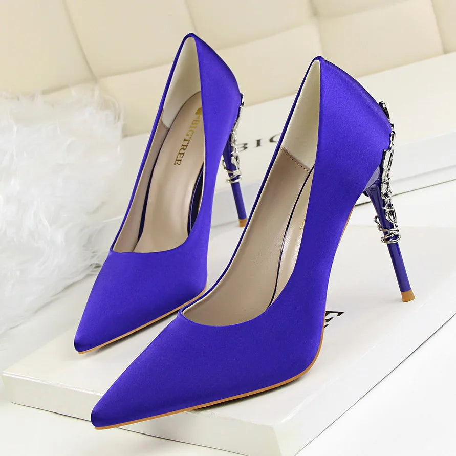 Woman 10cm High Heels Metal Heels