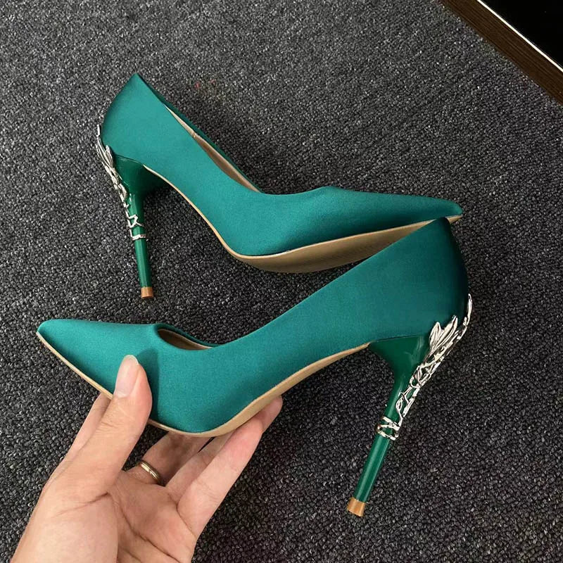 Woman 10cm High Heels Metal Heels
