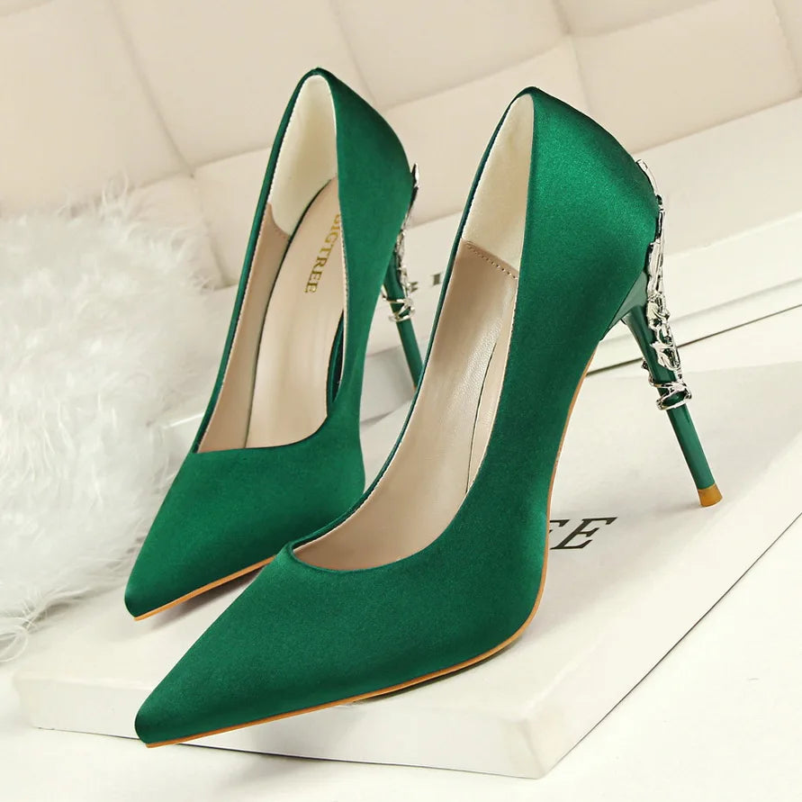 Woman 10cm High Heels Metal Heels