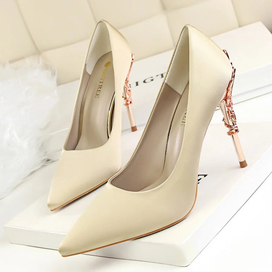 Woman 10cm High Heels Metal Heels