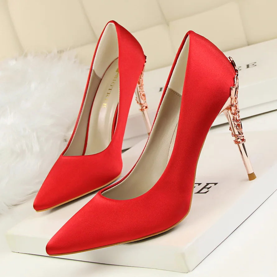Woman 10cm High Heels Metal Heels